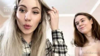 Married couple fucks hot girl - threesome with big ass dirty talk - bella mur leria glow Thumbnail
