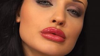Grey eyed hottie Aletta Ocean takes Three! Thumbnail