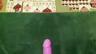 Busty Hottie Riding Dildo In Mirror Thumbnail