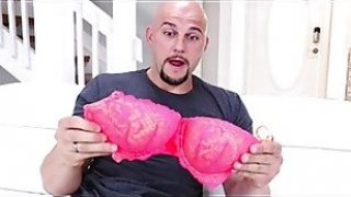 Dude caughty jacking off to his girlfriend s busty friend s bra by the busty friendckdem Thumbnail