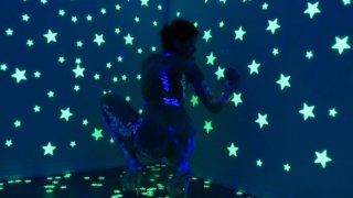 Neon show by bootilisious girl Angel Dark Thumbnail