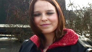 Stud is taming a wicked bawdy cleft outdoors Thumbnail