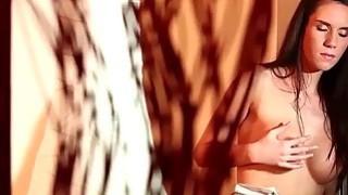 HD Busty teen brunette kiss Thumbnail