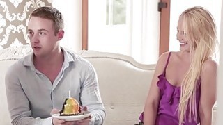 Vanda Lust and Kiara Lord give Ryan a nice blowjob as a gift Thumbnail