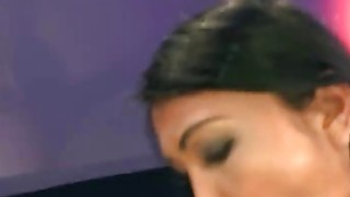 Gorgeous Oriental model enjoys bukkake in wild gang bang Thumbnail