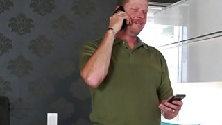 Step Dad feeds Alaina Dawson a real cock to stroke and suck on Thumbnail