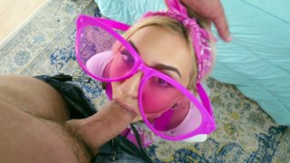 Teen Chloe Temple is sucking cock in POV Thumbnail