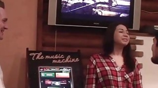 Russian teen to fuck with two men Thumbnail