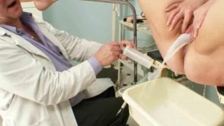 Mature woman Stazka gyno speculum real pussy examination Thumbnail