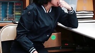 Maya Morena riding her pussy on the LP Officers cock Thumbnail