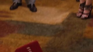 Swingers swap partners and massive orgy in Playboy room Thumbnail