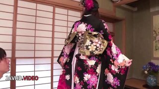 Yua ariga in kimono gets hard fucked and creampie orgasm Thumbnail