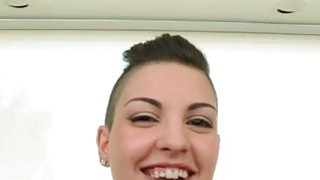 Hot Rachael Madori gets messy facial after dick down by huge penis Thumbnail