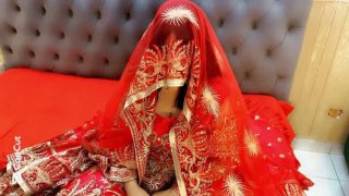 Nora s honeymoon viral video - pakistani girl with big natural tits fucking husband hard Thumbnail